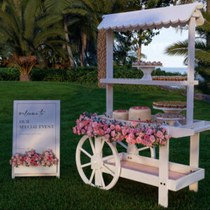 DIY Lemonade Stand & Collapsible Event Cart Plan | Wedding Bar, Party Gift Cart, Drink Station Building Plans